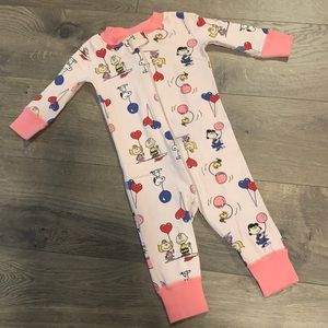 Peanuts 60cm Pink Organic Cotton Sleeper